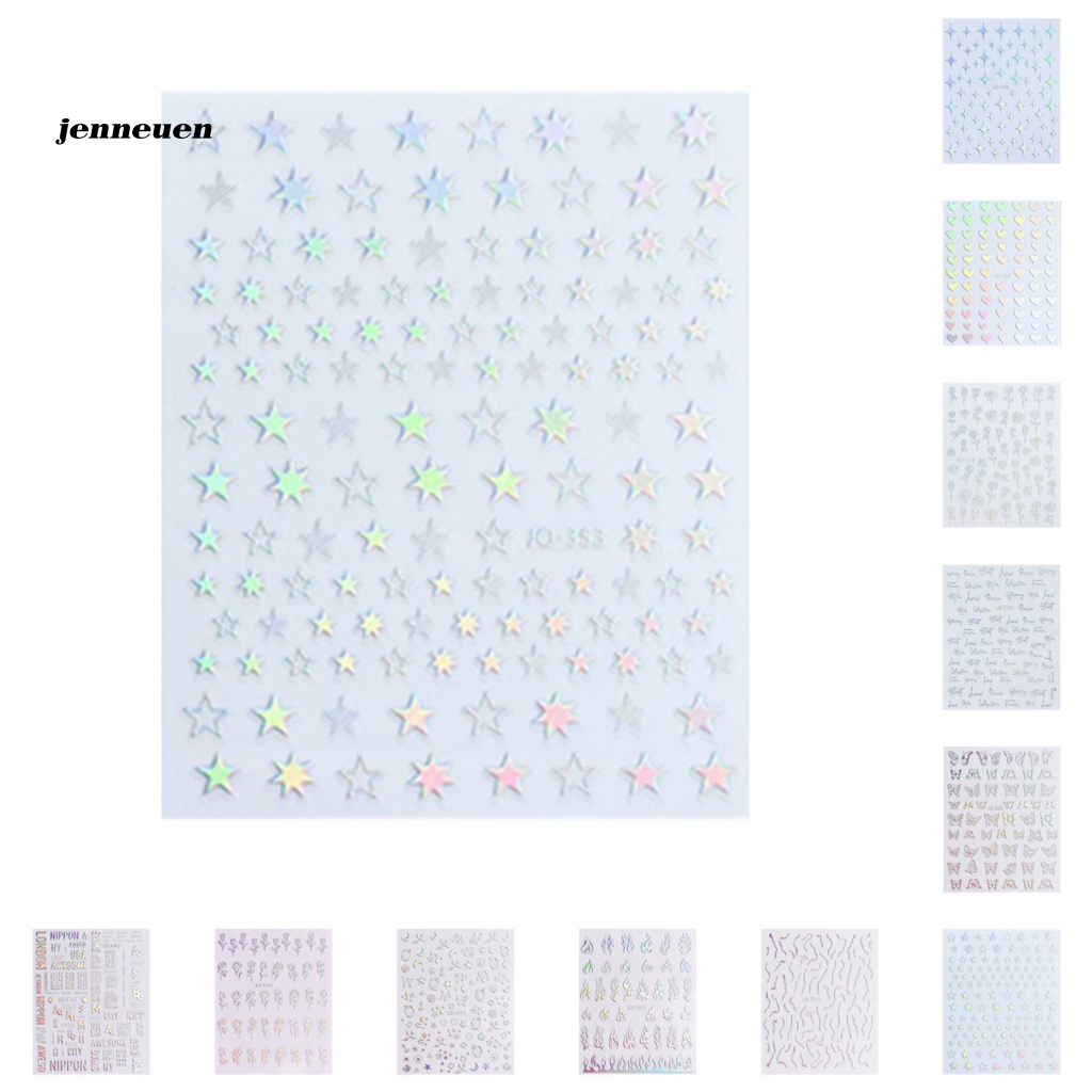 Miếng Dán Trang Trí Móng Tay 2D Siêu Mỏng DIY