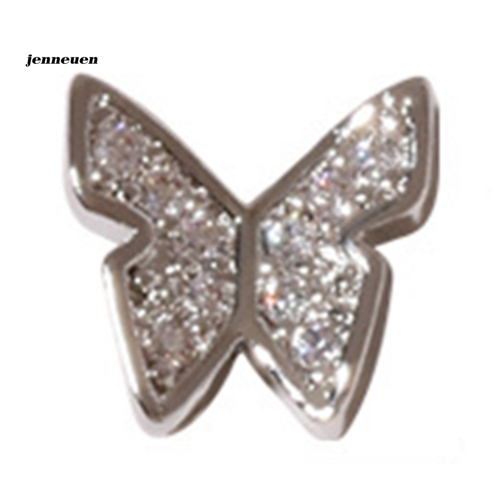 Hộp Phụ Kiện Trang Trí Móng Hình Bướm Màu Sắc Vàng / Bạc Thời Trang Dành Cho Nữ