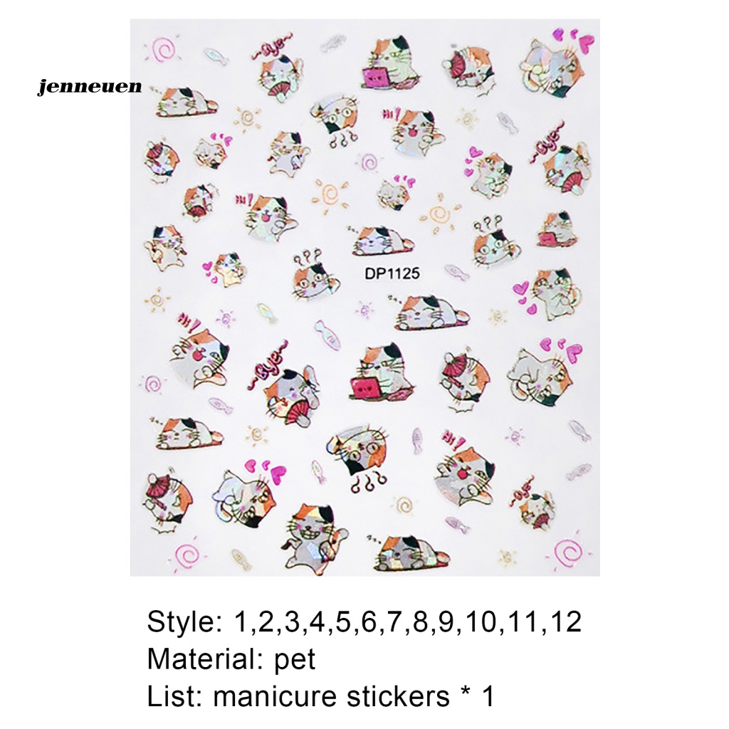 Miếng Dán Trang Trí Móng Tay Họa Tiết Ren Xinh Xắn Thoải Mái