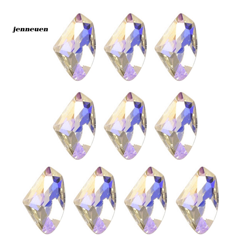 Set 10 Phụ Kiện Đính Đá 3D Lấp Lánh Trang Trí Móng Tay Nghệ Thuật