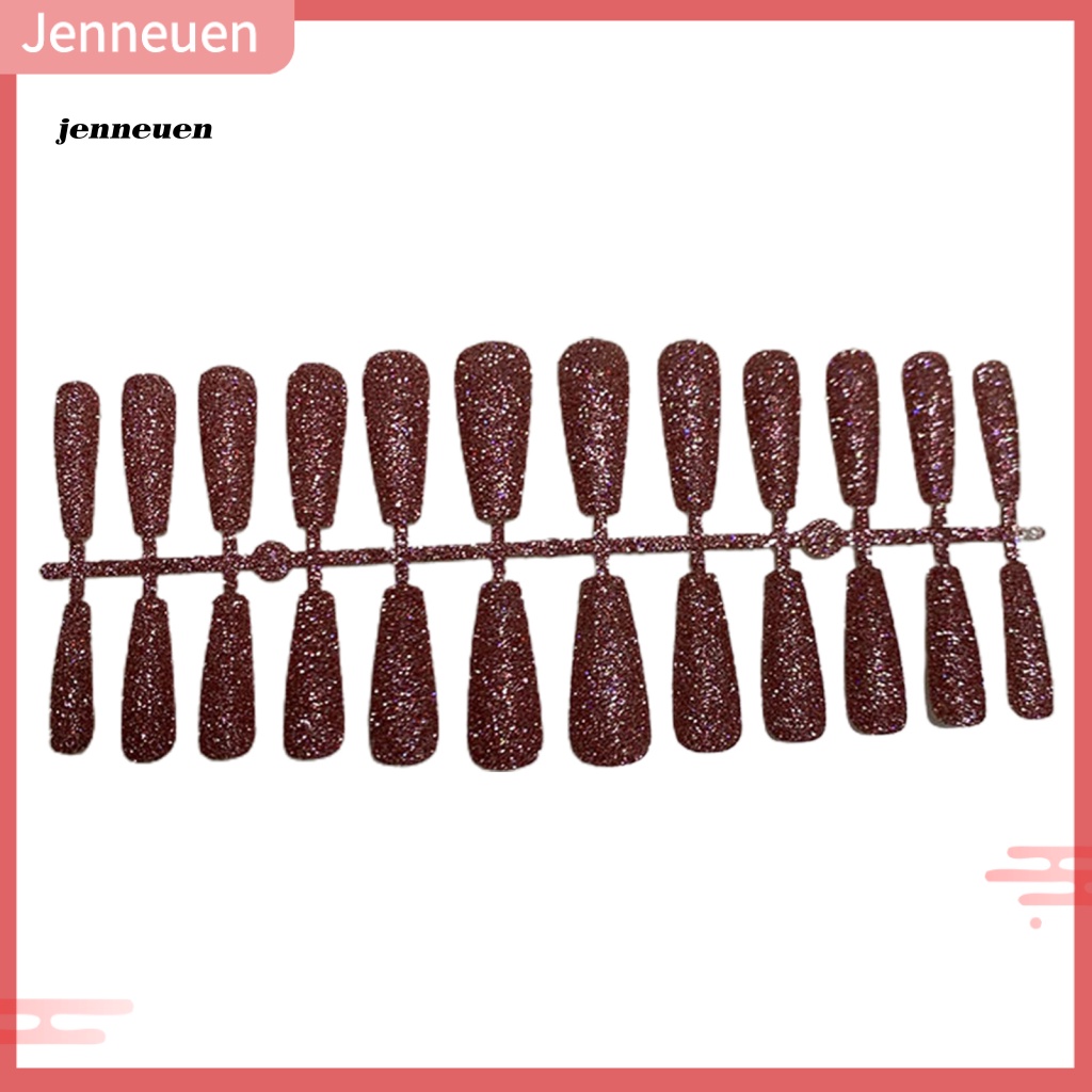 Jen Móng Tay Giả Dạng Nhấn Siêu Dài Hình Vuông Cực Thời Trang Dùng Hàng Ngày