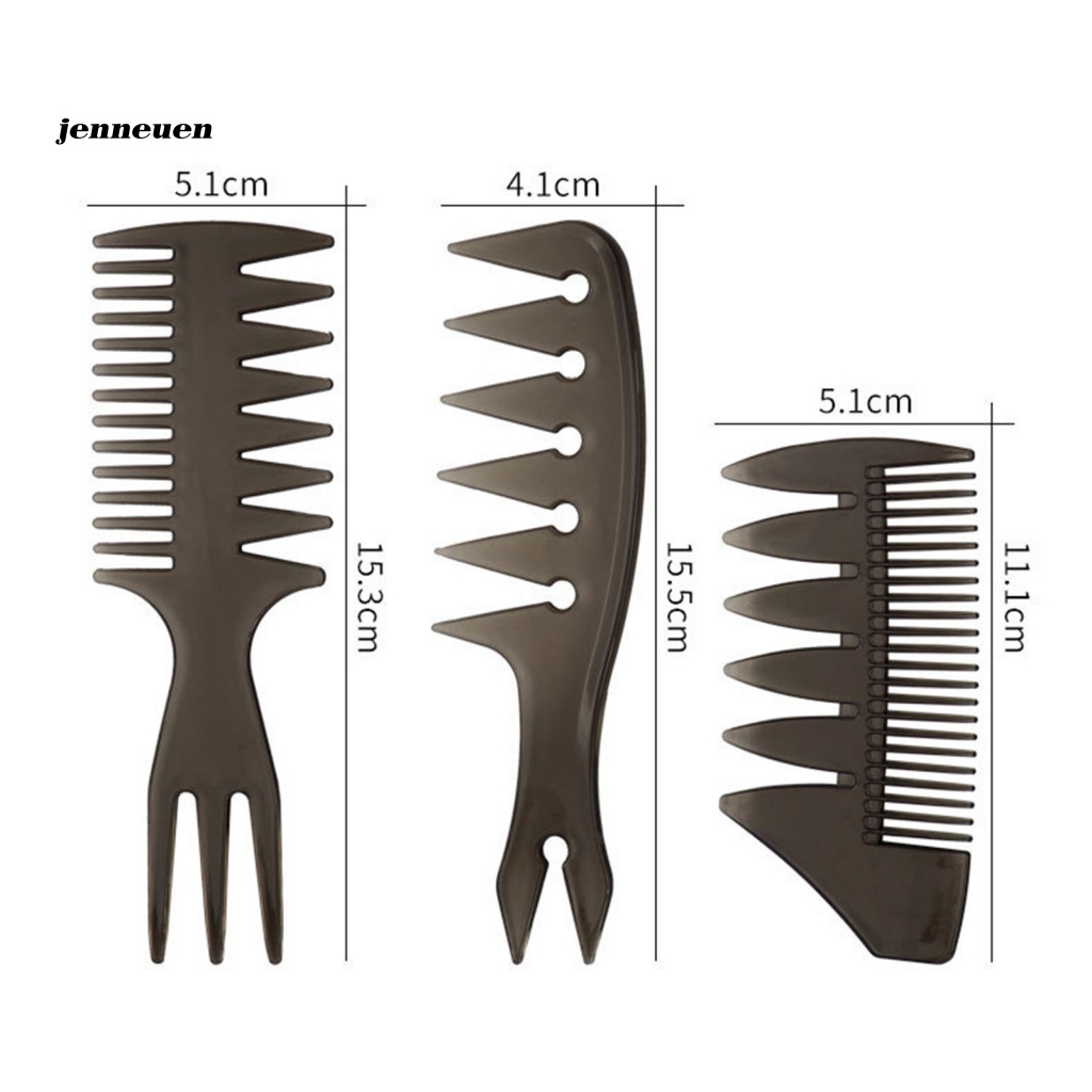 Bộ 6 Lược Chải Tóc Tạo Kiểu Chuyên Nghiệp Cho Nam