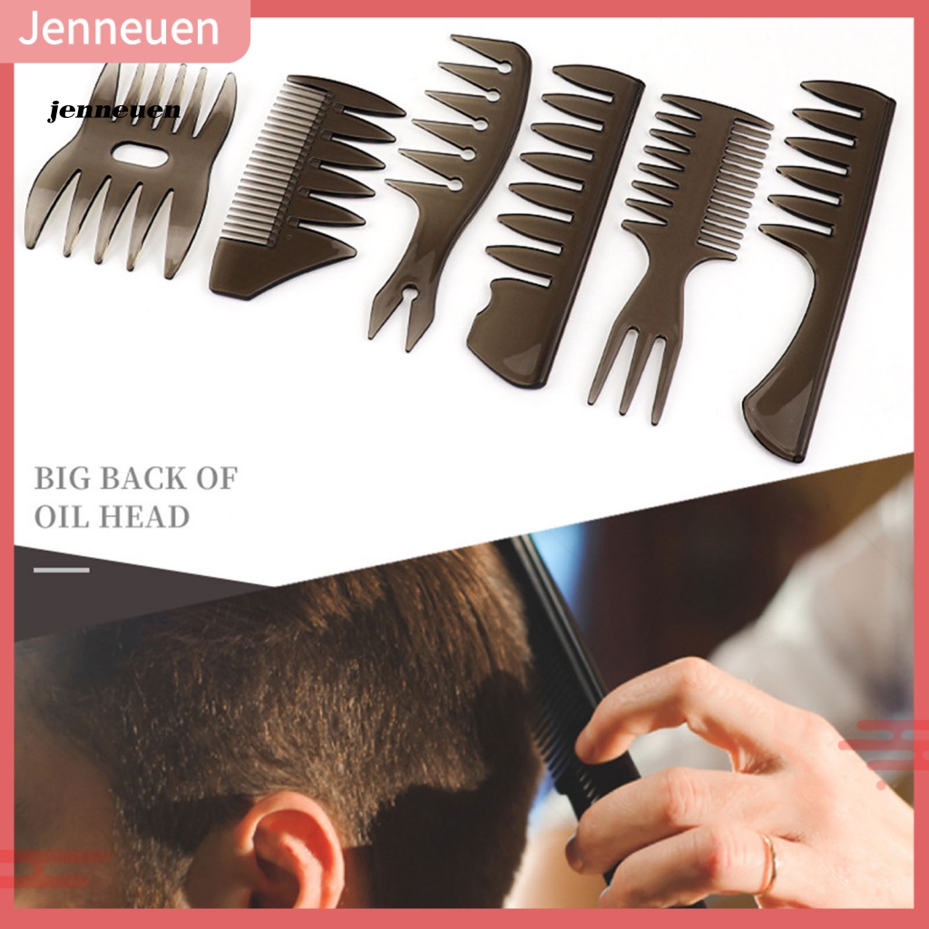 Bộ 6 Lược Chải Tóc Tạo Kiểu Chuyên Nghiệp Cho Nam