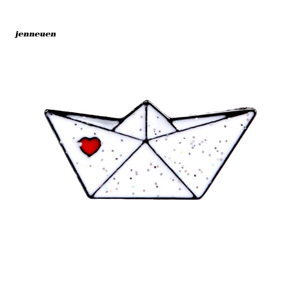 Ghim Cài Áo Hình Thuyền Origami / Máy Bay Độc Đáo Cho Nam Và Nữ