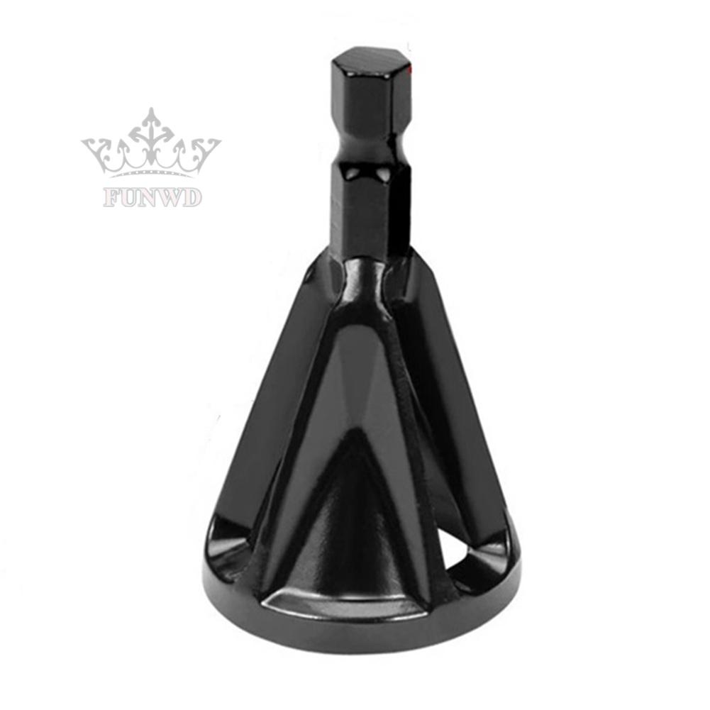 【FUNWD】Chamfer Tool 1/4'' Hex Shank CR12MOV Deburring External High Hardness