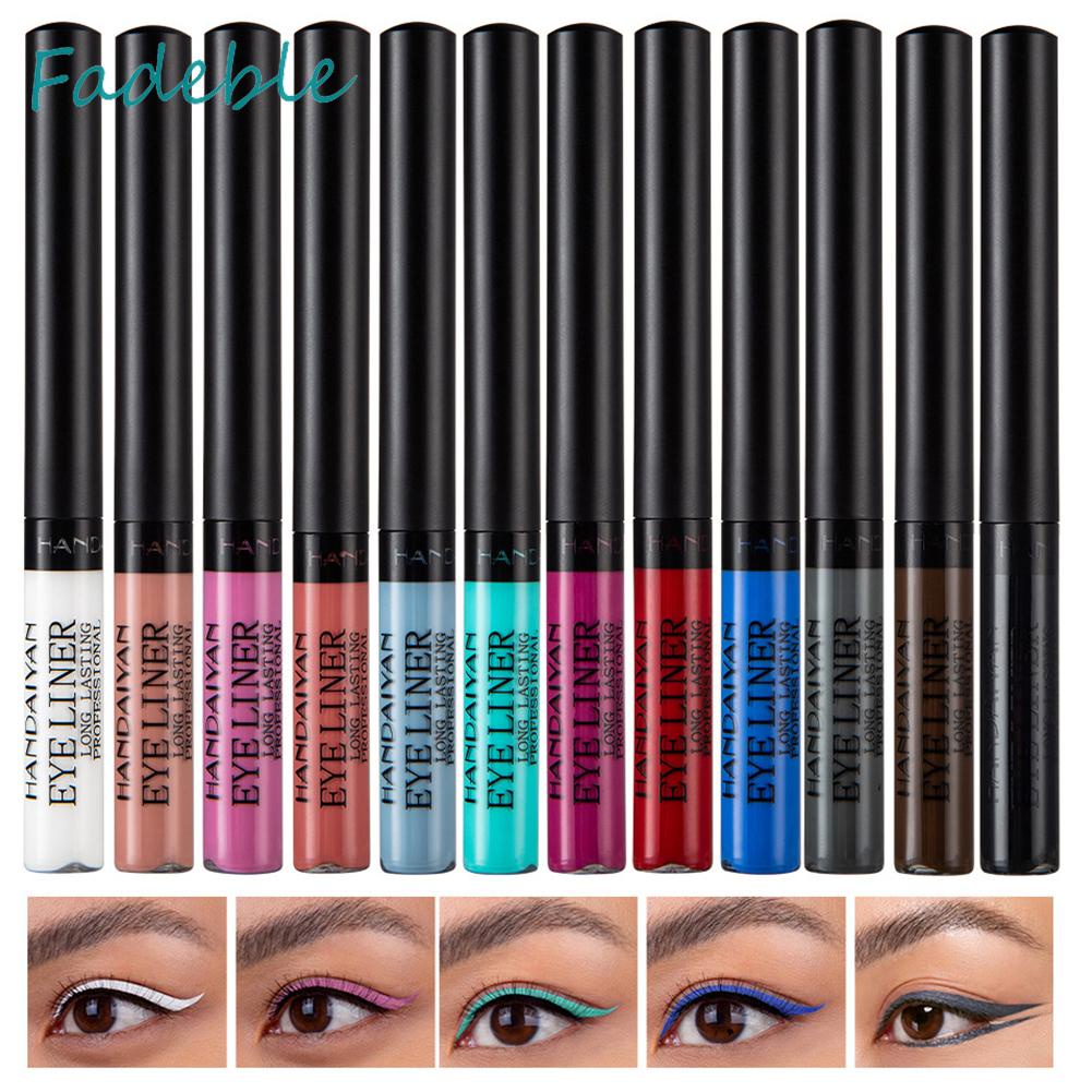 Set 12 Bút Kẻ Mắt Nhanh Khô Chống Thấm Nước Không Nhòe