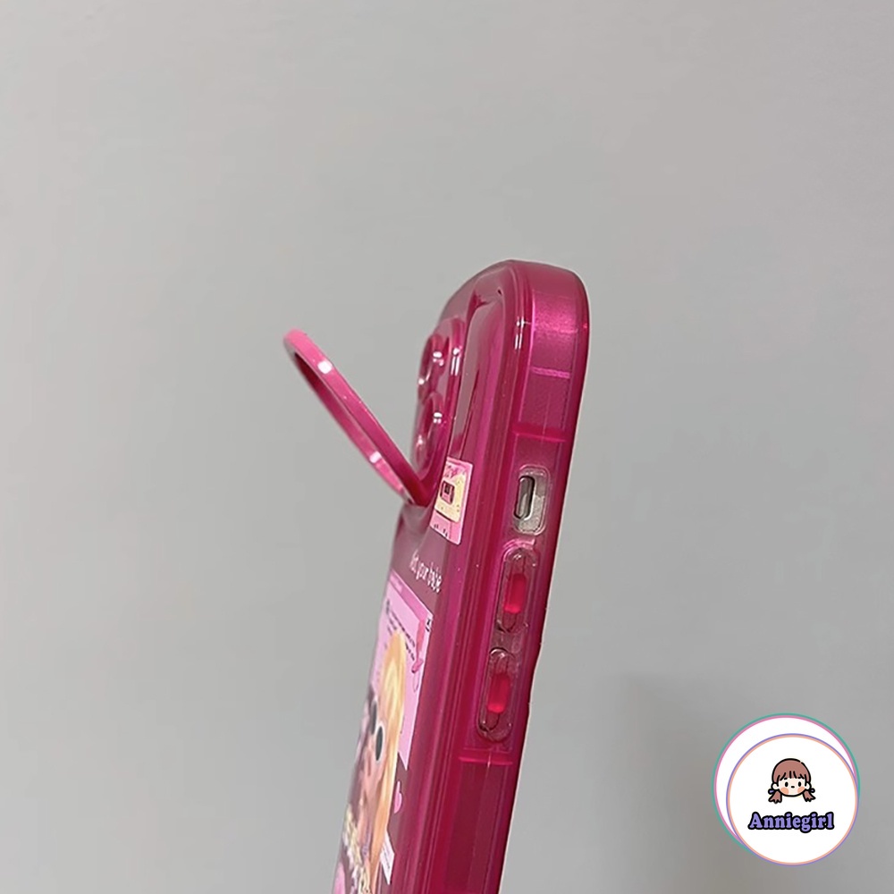 Ốp Điện Thoại Đệm Khí Chống Rơi Hình Hoa Hồng / Cô Gái Mỹ Cho iPhone 14 Pro Max 13 12 11 Pro Max 14plus