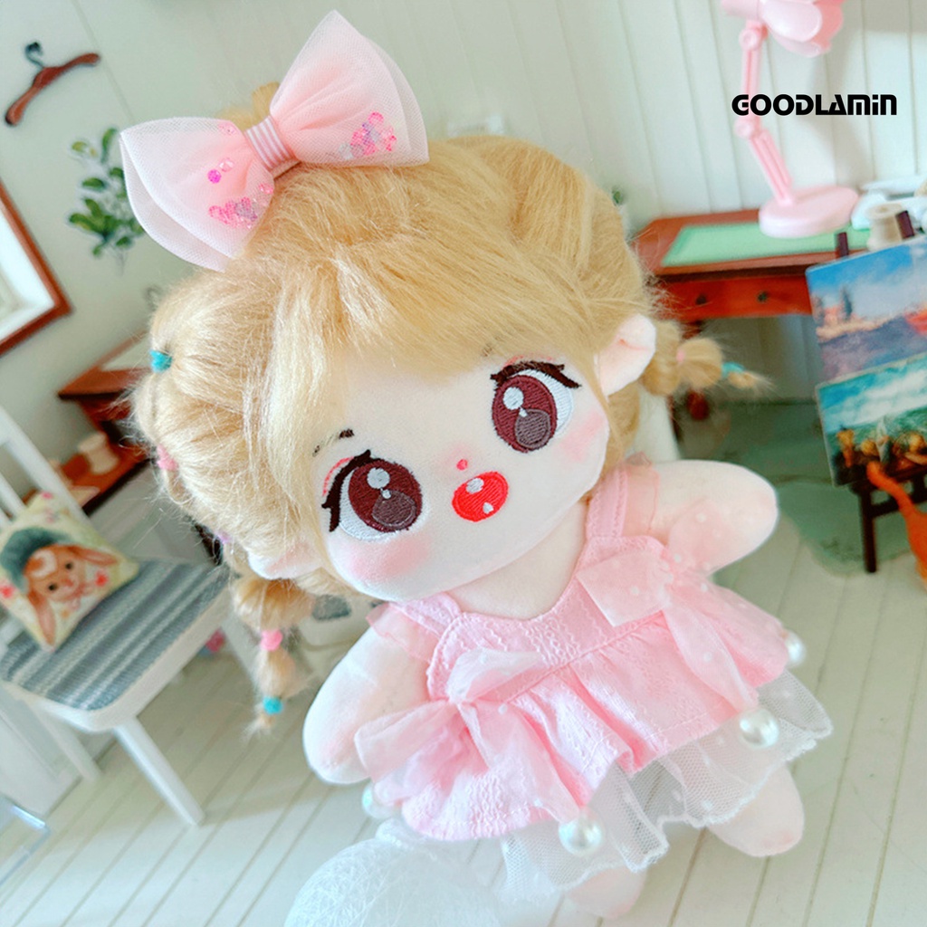 Búp Bê Nhồi Bông Hình Đôi Mắt To 20cm Dễ Thương