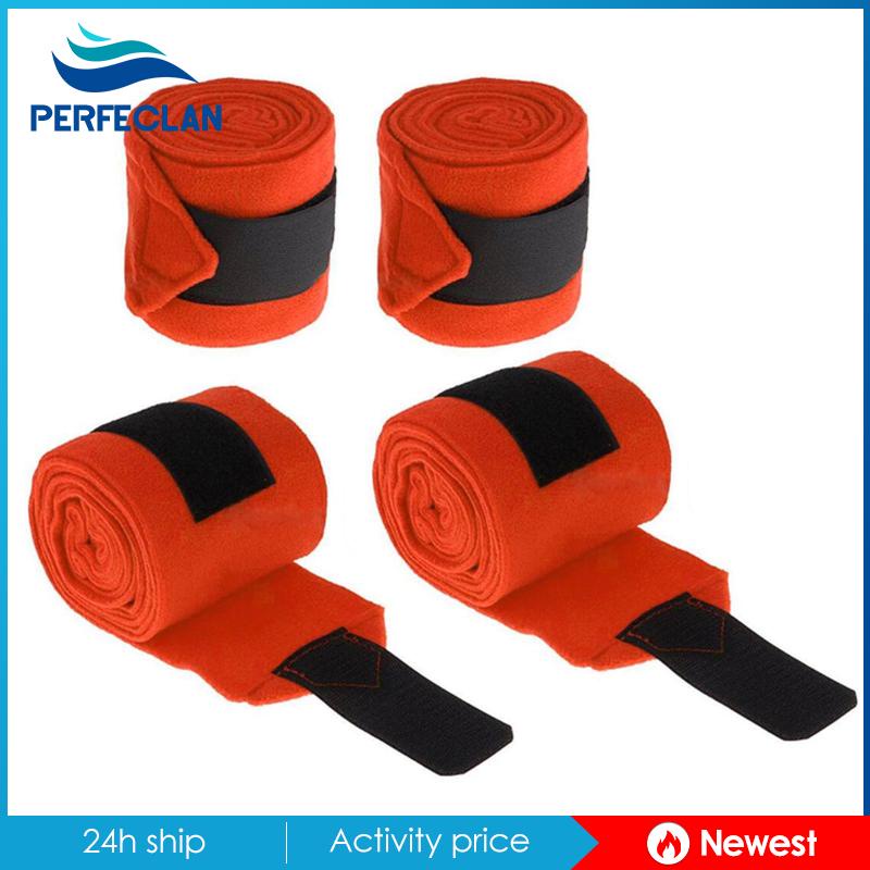 Set 4 Đai Quấn Bảo Vệ Chân Bằng Vải Bông Mềm Mại