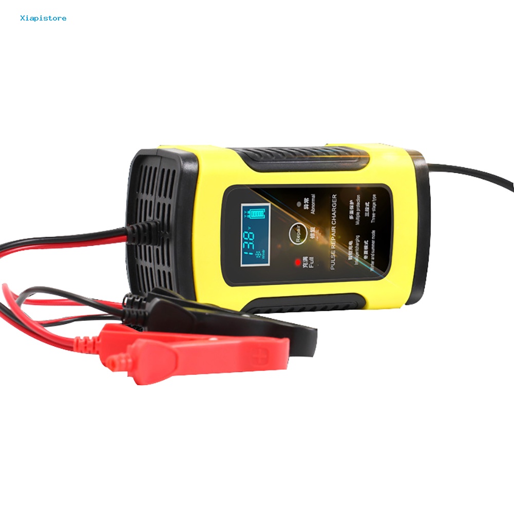 Bộ Sạc Pin Toàn Diện Tự Động Màn Hình LCD 12V 6A Cho Động Cơ Xe Hơi