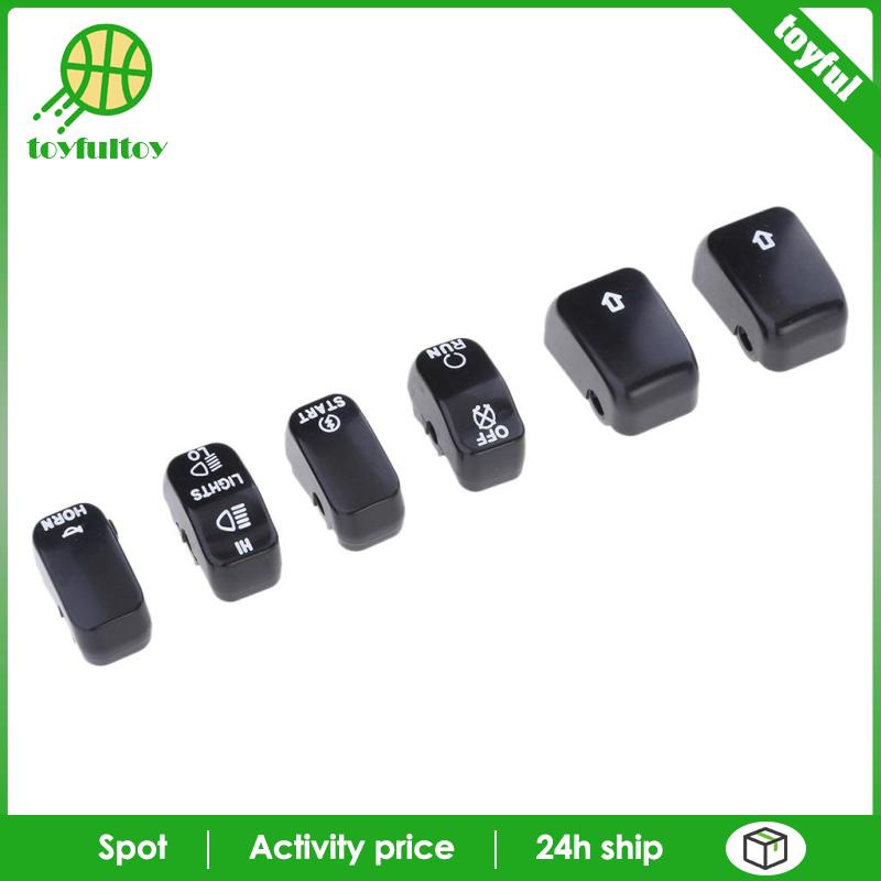 Bộ 6 Nắp Đậy Nút Công Tắc Điều Khiển Bằng Chrome