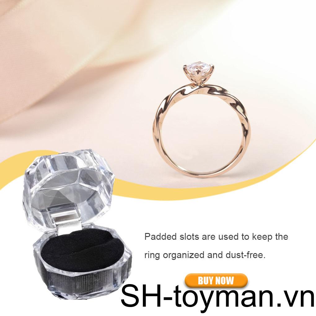 Bộ 20 Hộp Đựng Trang Sức Bằng Lục Giác Chống Bụi Giá Đỡ