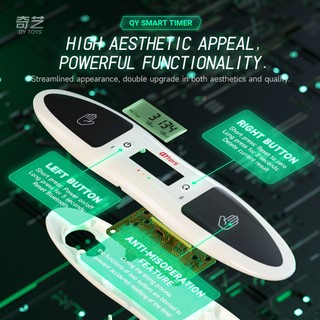 QiYi Smart Timer Speed Magic Cube QiYi Timer Bluetooth Smart Professtional Mofangge Speed Magico Cubo Timer for Educational Competition Speed Cup