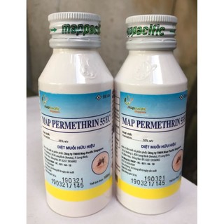 Combo 3 lọ diệt muỗi sinh học map permethrin 55ec lọ 100ml - chất lượng và hiệu quả tốt