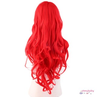 Women's Long Curly Fancy Dress Wigs Cosplay Costume Ladies Full Wig Party