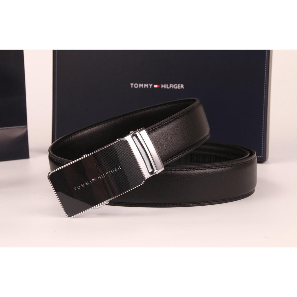 Tommy hilfiger thắt lưng mỏng dây đeo thắt lưng bằng da thật thời trang blogger xu hướng thắt lưng ghim khóa thắt lưng nam và nữ đồng quê