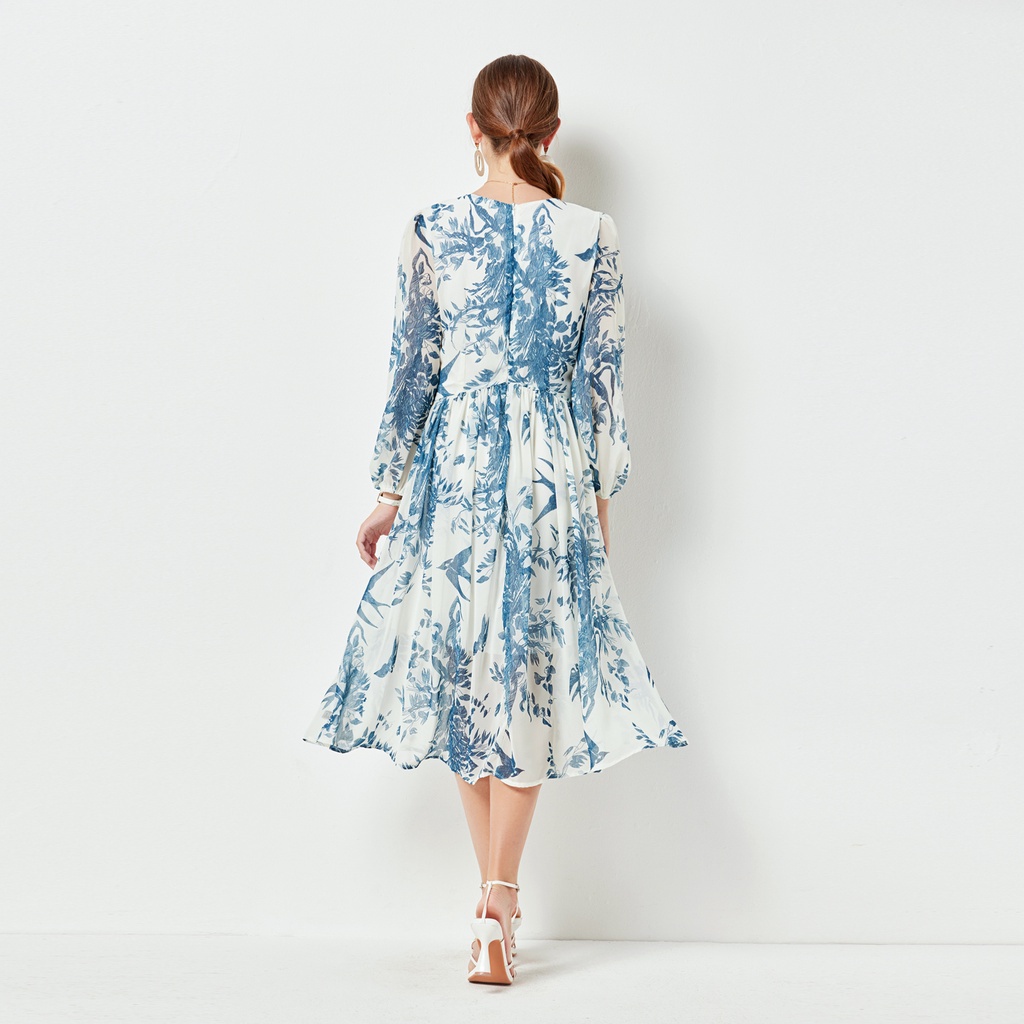 Đầm Maxi Phong Cách Retro 20237