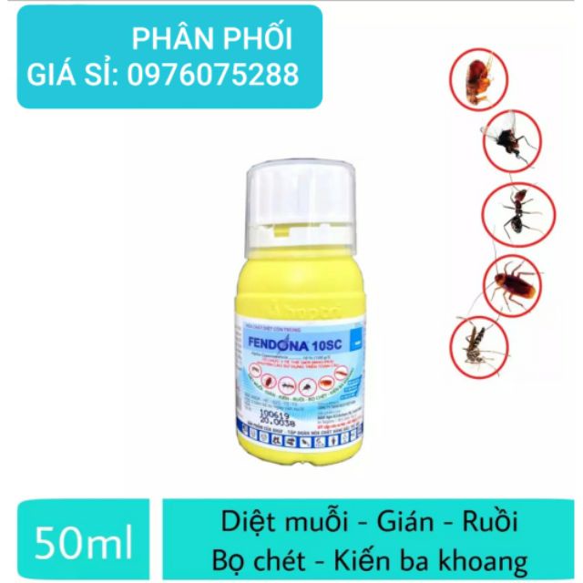 Fendona 10SC diệt muỗi và côn trùng 50ml Pet-1989