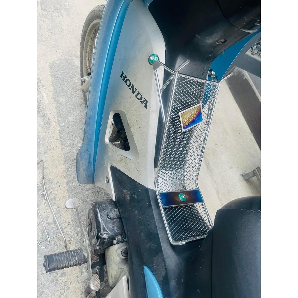 Baga inox Xiken  Wave RS100, Wave S100, Wave a 110 2017-2023 tặng kèm tem titan . DoChoiXeMayShop