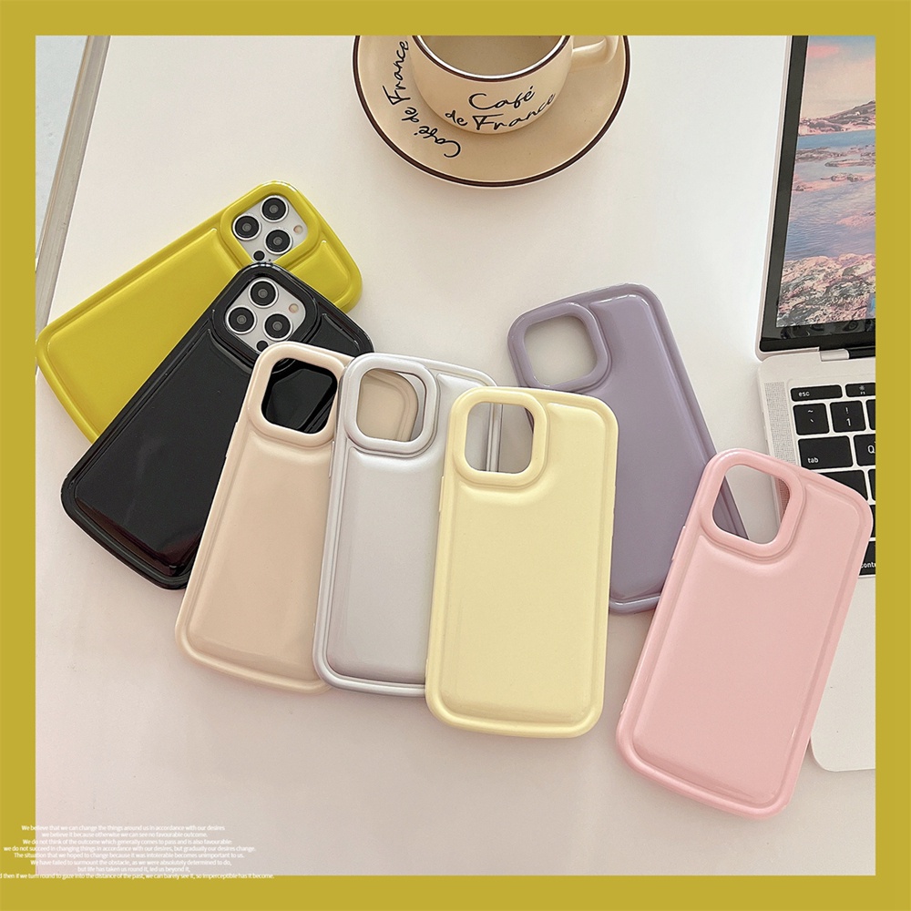 Ốp Điện Thoại Chống Rơi Họa Tiết Xà Phòng Màu Hồng Và Tím Cho iPhone 14 Pro Max 13 Pro Max 12 Pro Max 11 11 Pro Max 12