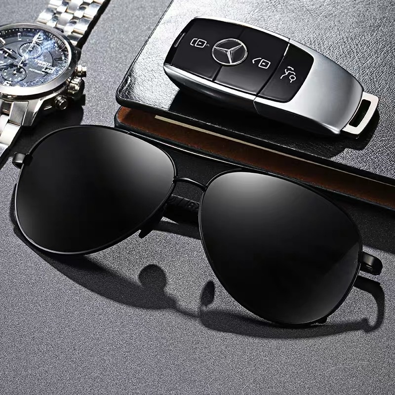 Kính Mát Phân Cực Lái Xe Ban Đêm Thay Đổi Màu Sắc Thời Trang Phong Cách Hàn Quốc Cho Nam Và Nữ