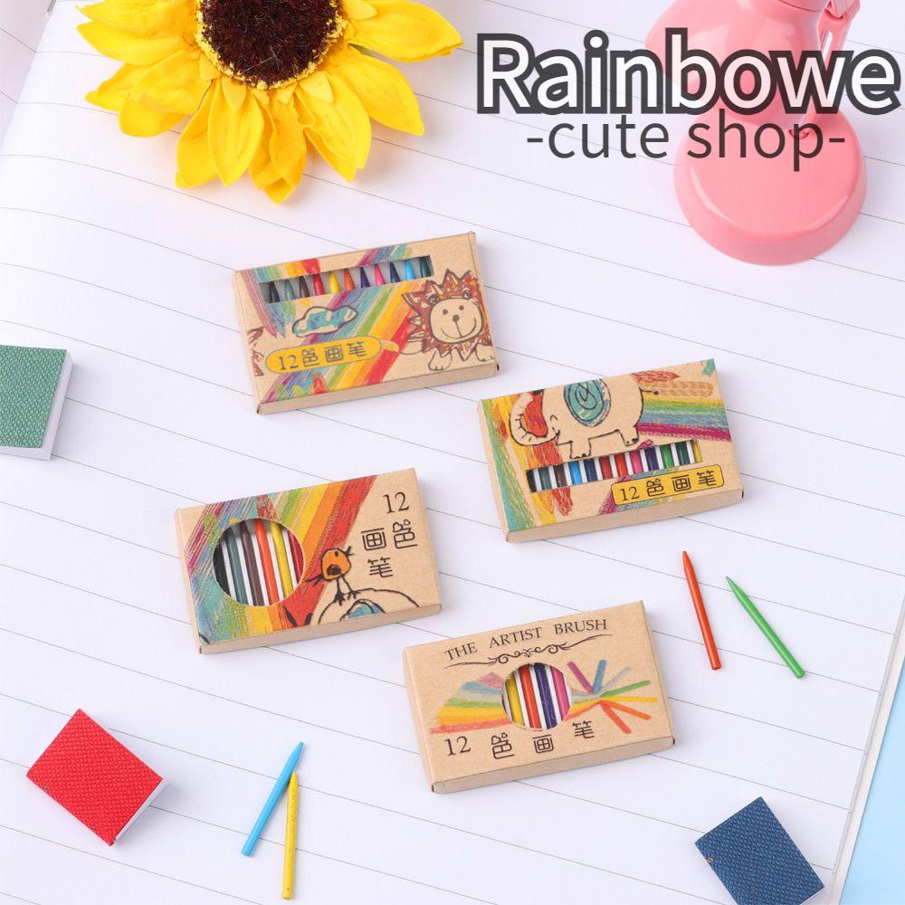 1 Bộ Bút Chì Màu Mini Trang Trí Nhà Búp Bê