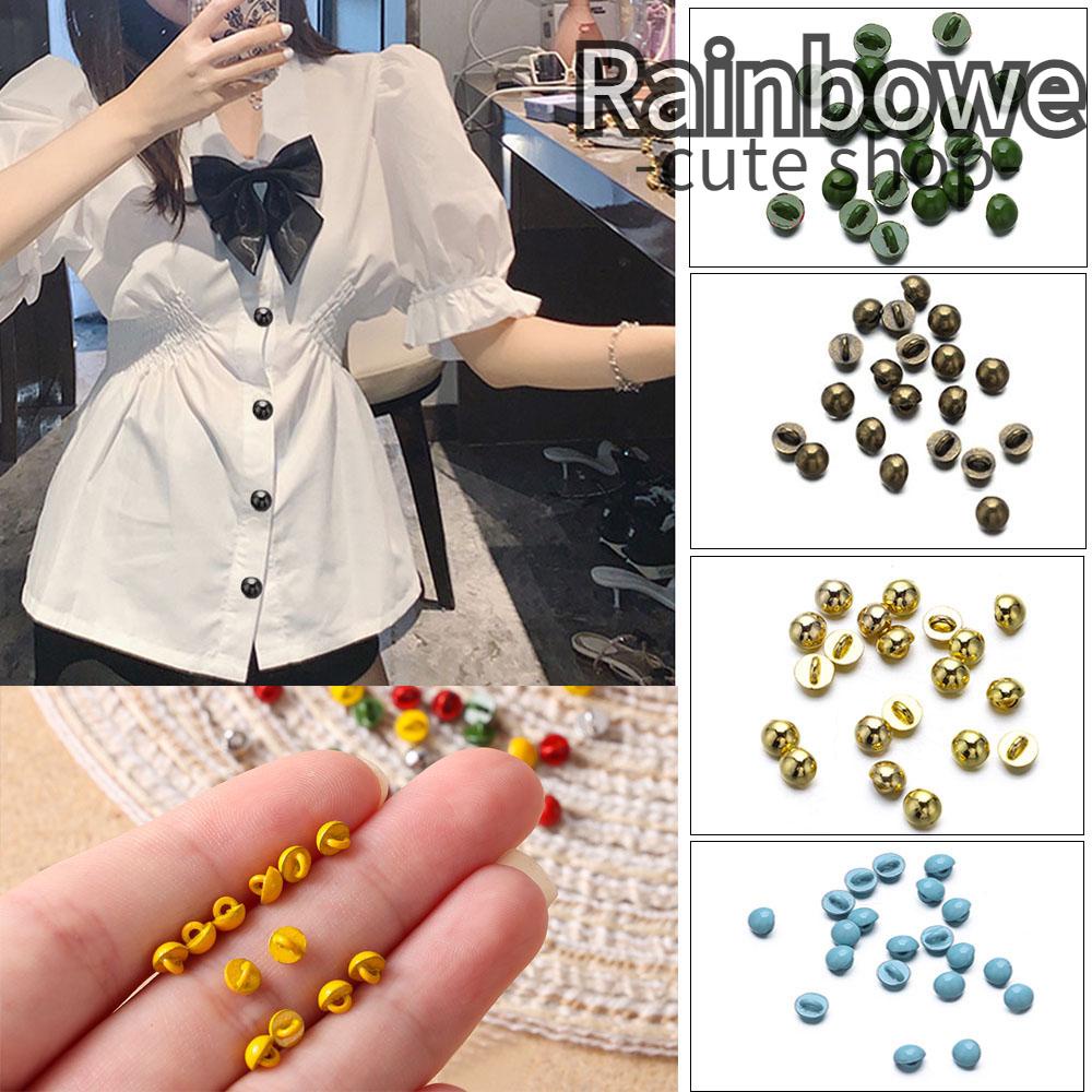20 Nút Thắt Lưng Hình Nấm 4mm Cho Búp Bê
