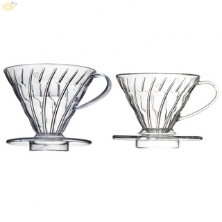 【VARSTR】Coffee Filter Pot Coffee Dripper Coffee Funnel Filter Resin Drip Transparent
