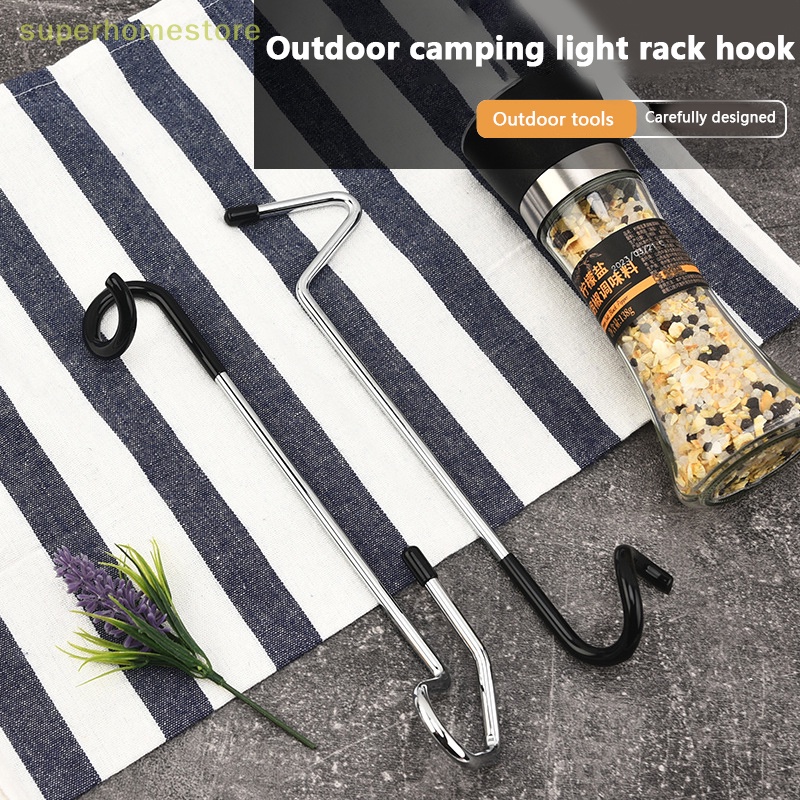 Móc Treo Đèn Bếp Gas Cắm Trại Hình Chữ S Đa Năng