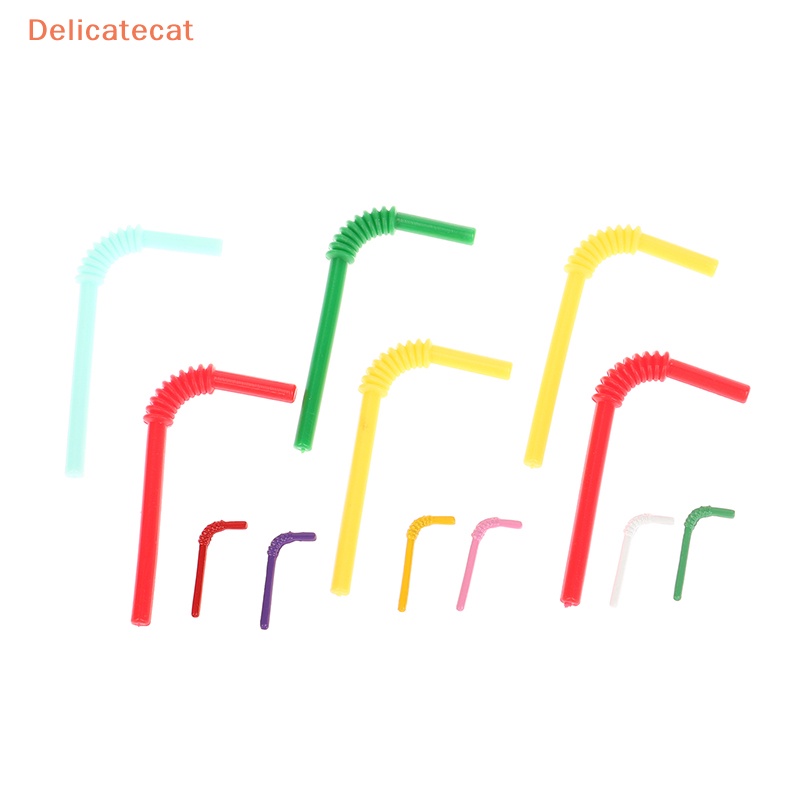 Set 6 Ống Hút Mini 1: 12 1: 6 Dành Cho Nhà Búp Bê