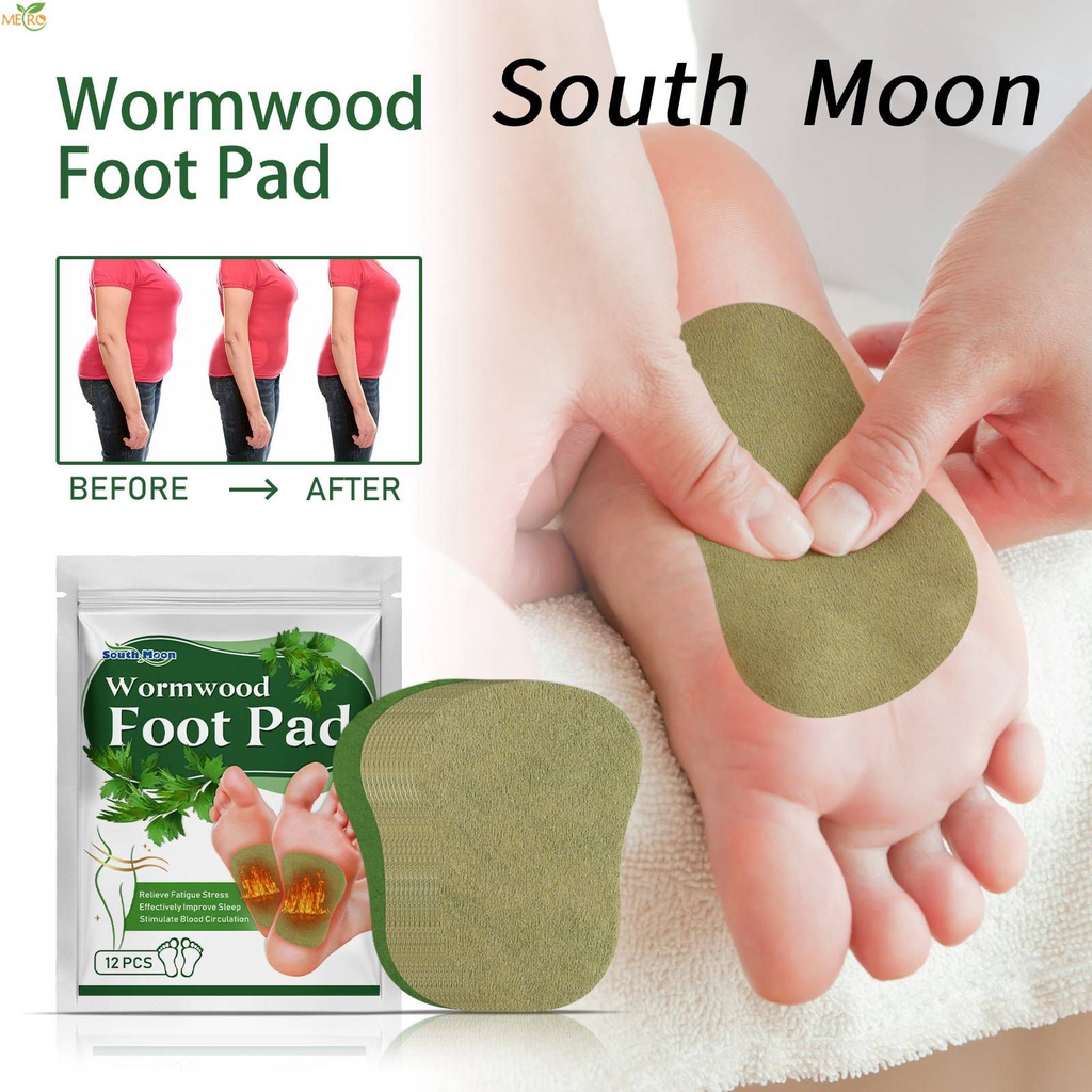 South Moon 12 miếng Miếng Dán Chân Giảm Béo, Giảm Cân Và Thải Độc Cho Bàn Chân, Tinh Chất Thảo Dược Tự Nhiên, Điều Hòa Cơ Thể Và Cải Thiện Giấc Ngủ Sản Phẩm Chăm Sóc Bàn Chân metro