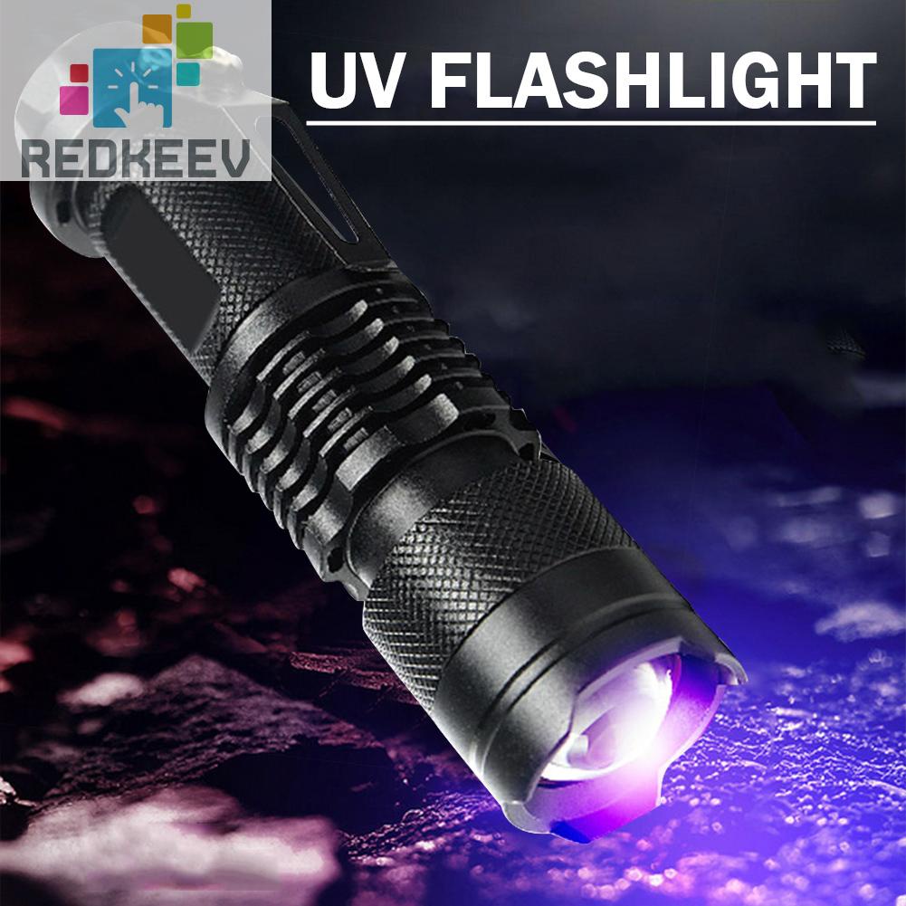 Đèn LED UV Ánh Sáng Tím Dùng Pin Kiểm Tra Vết Bẩn Thú Cưng