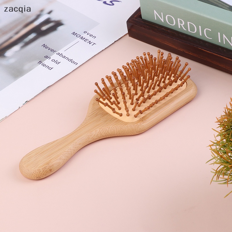 1 Lược Chải Tóc Massage Da Đầu Chống Tĩnh Điện Bằng Tre