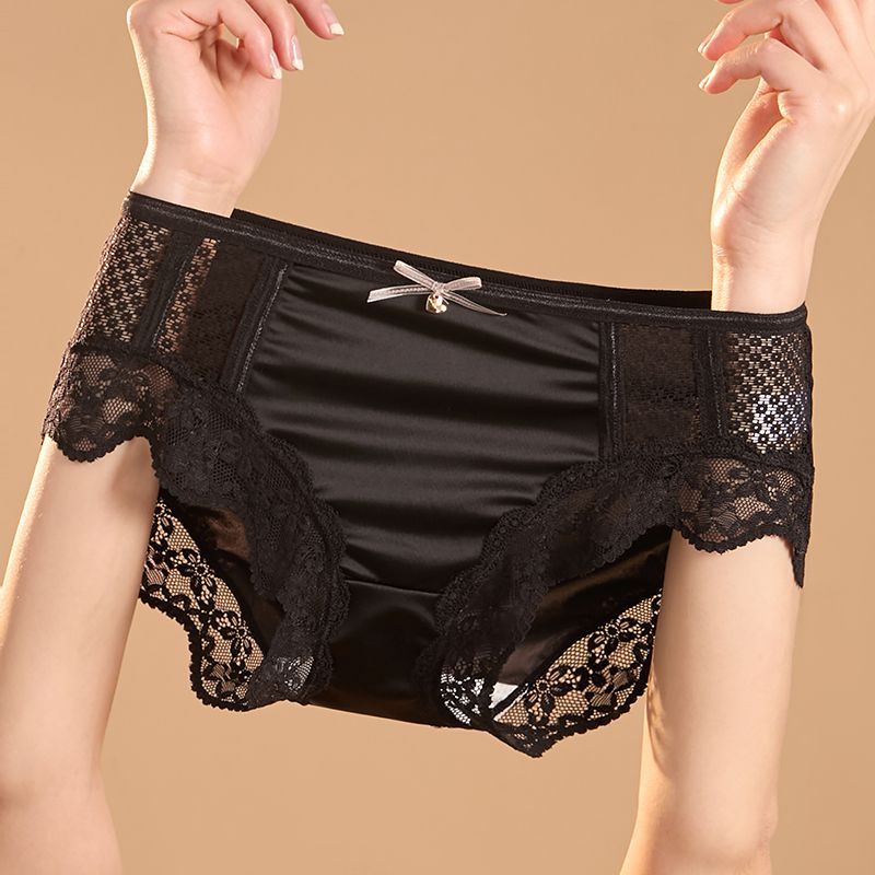 Bộ 3 Quần Lót Tam Giác Bằng cotton Lụa Lạnh Thoáng Khí Kháng Khuẩn Thời Trang Mùa Hè Cho Nữ