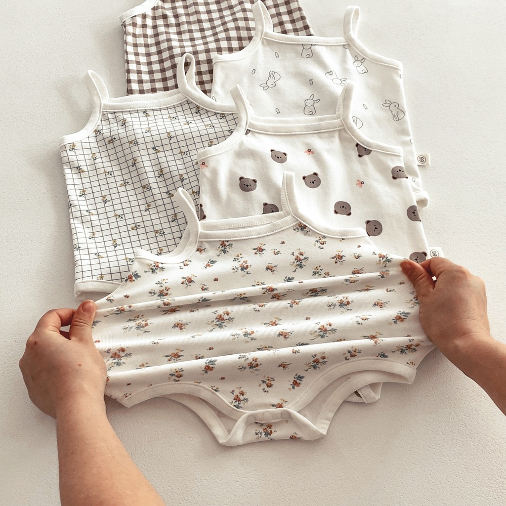 Body GẤU Cho Bé Body Tăm Cho Bé Mã Quần áo Trẻ Em 0-24 Tháng