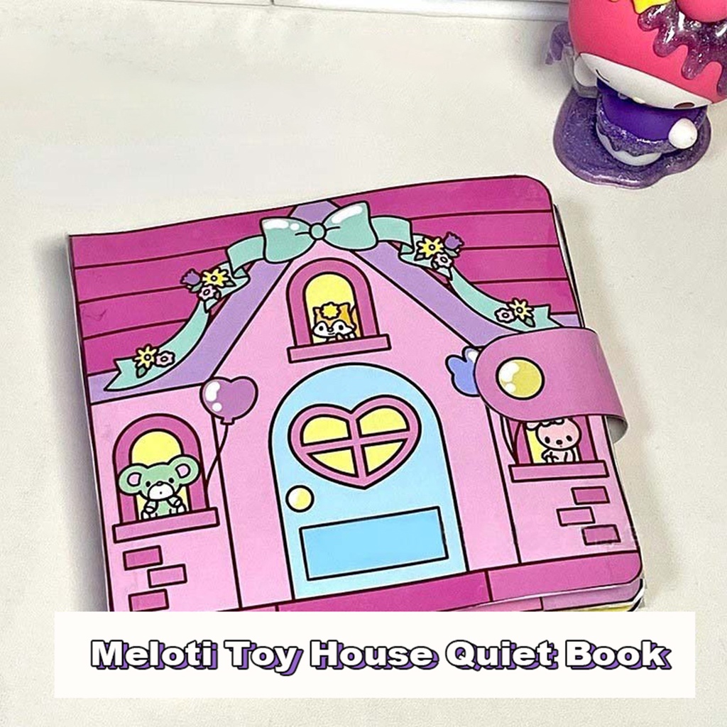 Sách Đồ Chơi Giải Nén Kuromi Melody DIY Sáng Tạo Cho Trẻ Em