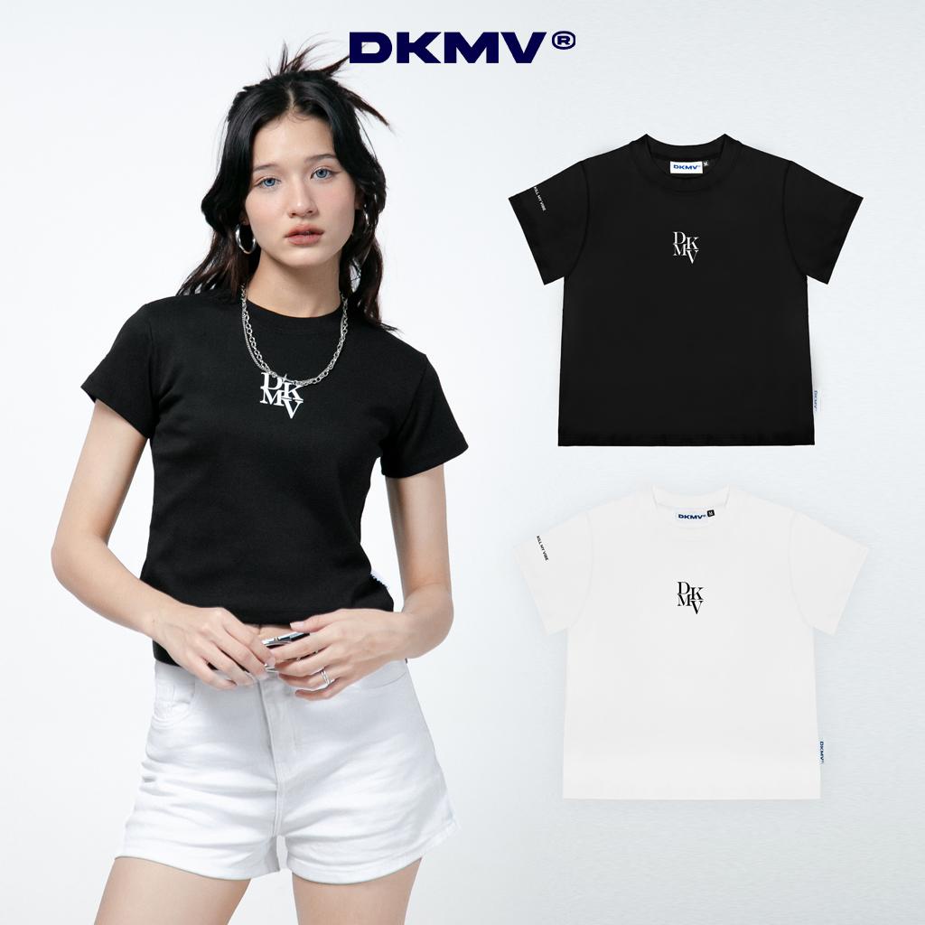 Áo thun baby tee nữ basic, tay ngắn, màu đen, trắng Nega local brand DKMV | K15-T9