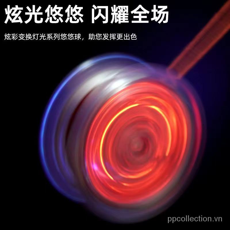 Đồ Chơi YOYO Bằng Hợp Kim Có Đèn Phát Sáng Nhiều Màu Sắc