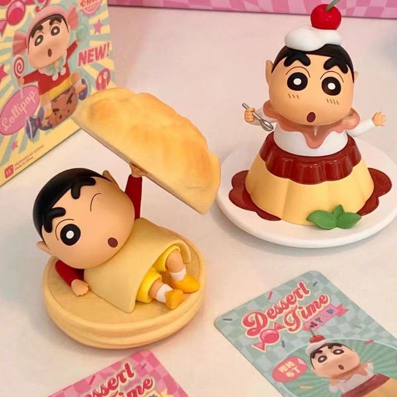 Bộ Hộp Quà Tặng Đồ Chơi Trí Tưởng Tượng Hình Cậu Bé Bút Chì shin-chan Bí Ẩn Thời Thượng