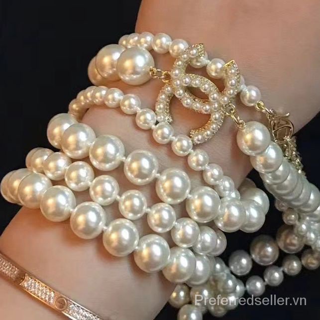 Dây Chuyền Hai Lớp Mặt Hình Quyển Sách Nhỏ Đính Ngọc Trai Phong Cách Trung Cổ 2023