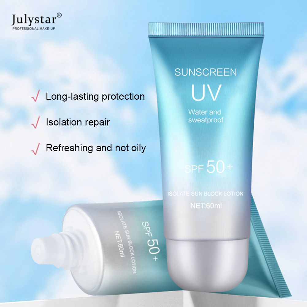 Chống Nắng Spf90+ Pa+++ Chống Nắng Kem Dưỡng Trắng Da Mặt & Chống Nắng Cao Beauty Isolation Kem Chống Nắng Dưỡng Ẩm Mặt Chuyên Dụng Cách Ly Toàn Thân JULYSTAR
