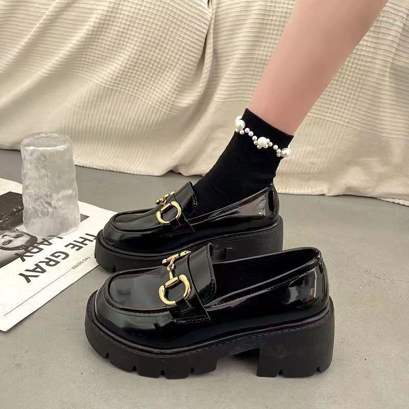 HHH  Giày Mary Jane Lolita đế cao 6cm Giày Búp Bê Đế da mềm đế êm thời trang 2023NEW Cho Nữ Korean Style Trendy Thanh lịch Stylish B20G068 37Z230910