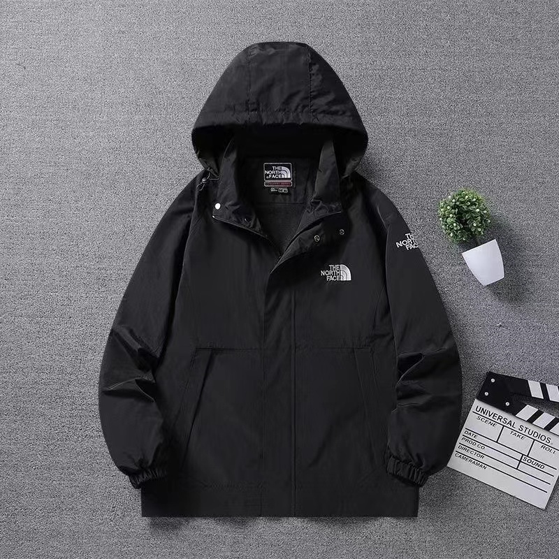 Logo thêu the north face 100% nguyên bản lưới lót bên trong không thấm nước áo khoác safari cặp đôi áo khoác áo khoác cho nữ áo khoác trơn áo khoác bomber áo khoác gió áo khoác hood cho nam