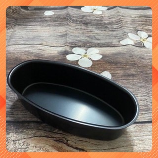 Khuôn oval chống dính D08 màu đen cao cấp