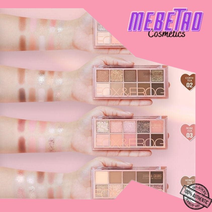 BẢNG PHẤN MẮT SIVANNA FOX & FROG EYESHADOW PALETTE - HF158