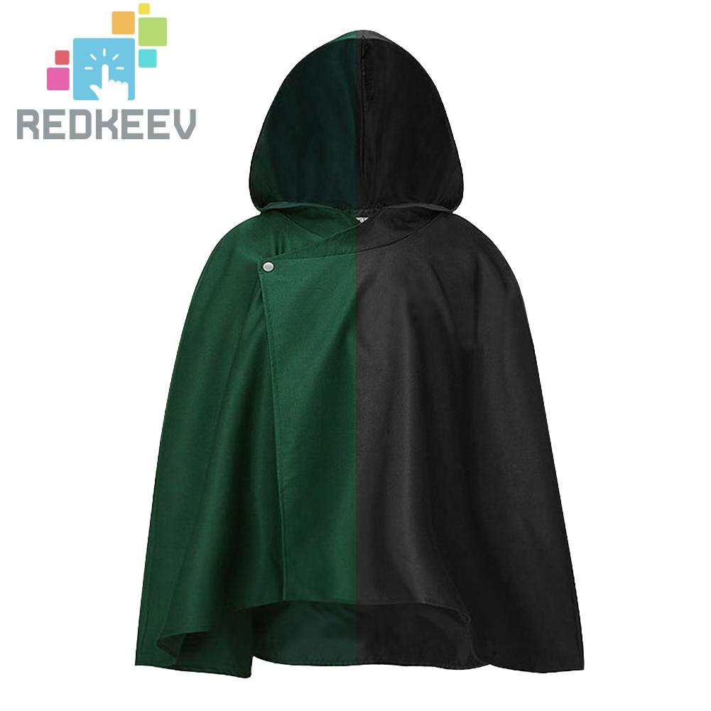 Anime hoodies legion uniform unisex green black cloak cape cosplay costume
