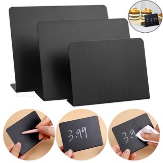 Bảng đen có thể xóa hình chữ l - / bảng hiển thị tiệc cưới sinh nhật / bảng hiệu để bàn mini giá kẹp thẻ / bảng hiệu nhà hàng nhà bếp bảng đen / bảng thông báo viết