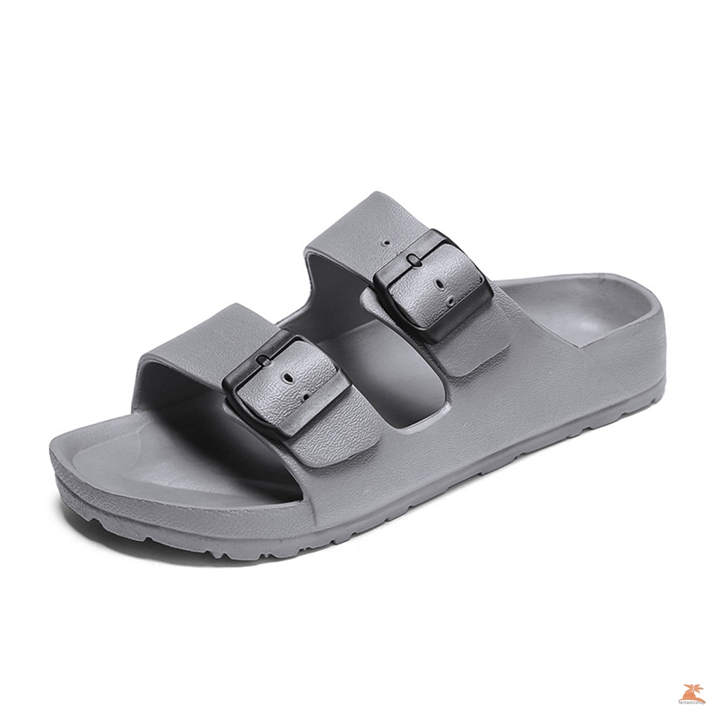 Double strap casual slides sandal wear-resistant long service life slippers