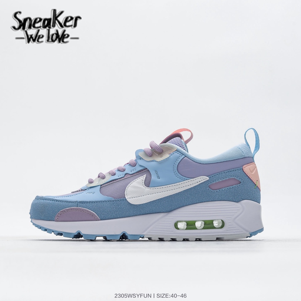 Ready stock nk air max 90 low-top air athletic shock breathable non-slip outdoor sports running shoes giày chạy bộ thời trang ngoài trời giày đi bộ đường dài thoải mái giày thường 2