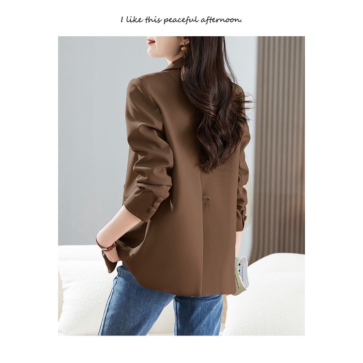 Áo Khoác Vest Phong Cách Anh Quốc Thời Trang Xuân Thu Cho Nữ